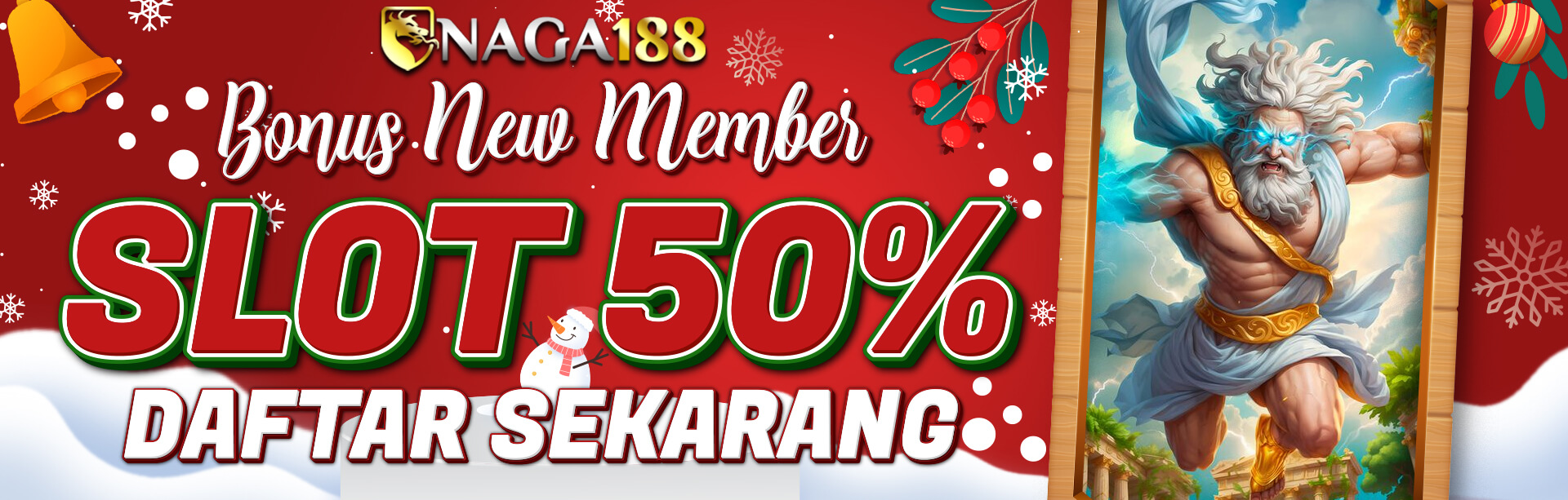 BONUS NEW MEMBER 50% (DIDEPAN)