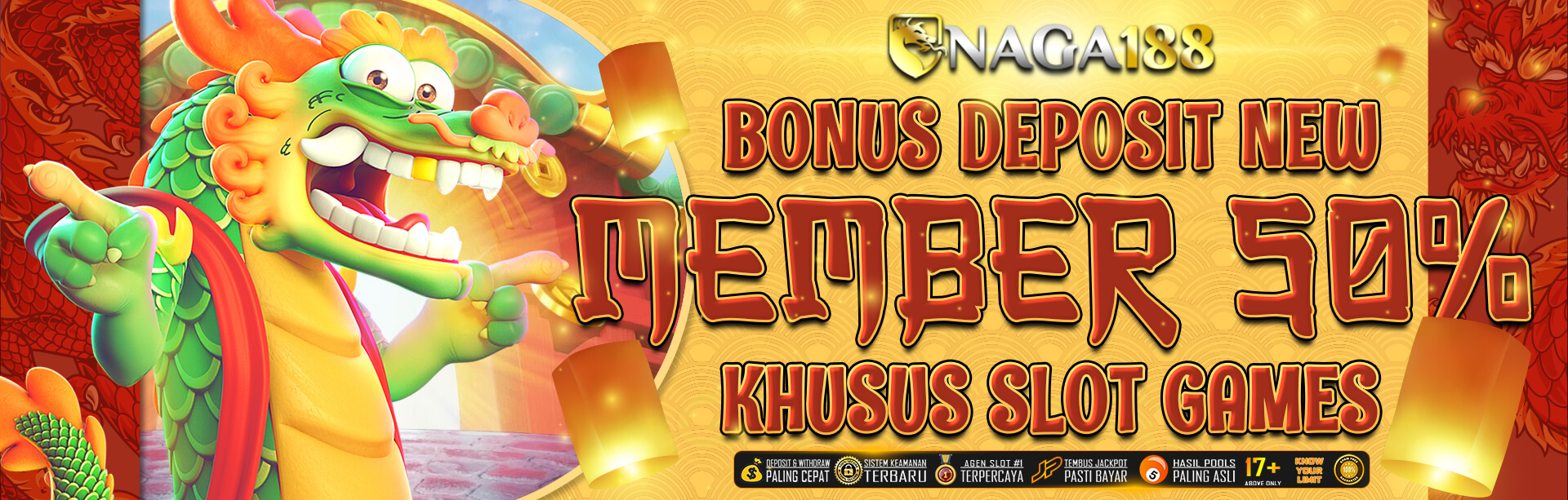 BONUS NEW MEMBER 50% (DIDEPAN)