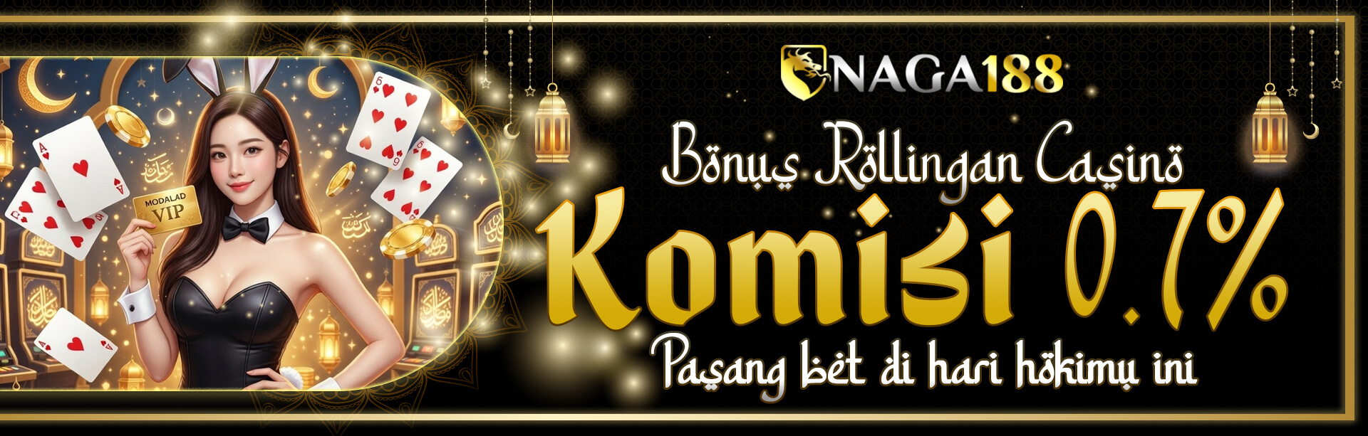 BONUS ROLLINGAN LIVE CASINO 0.7%